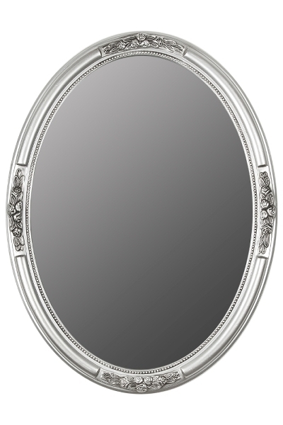 Ovaler Spiegel Beyzawi II, silber