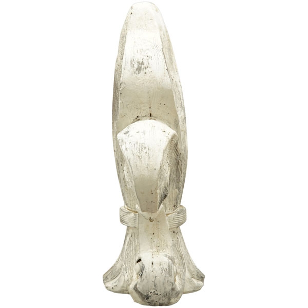 Wandhänger Lilie Valo, creme/weiß, Zement, 13,5x4x17,5 cm