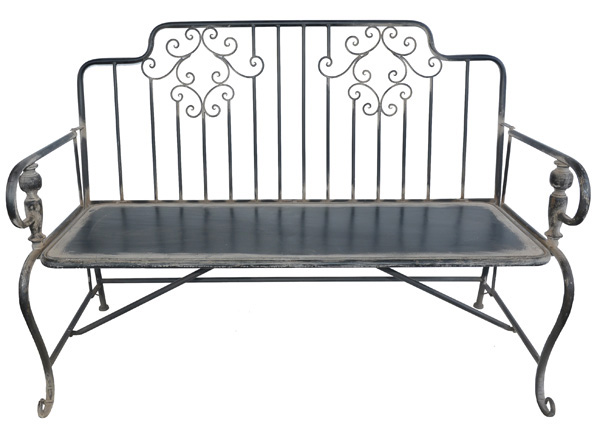 Gartenbank "RALDA" aus Metall B- 124 cm