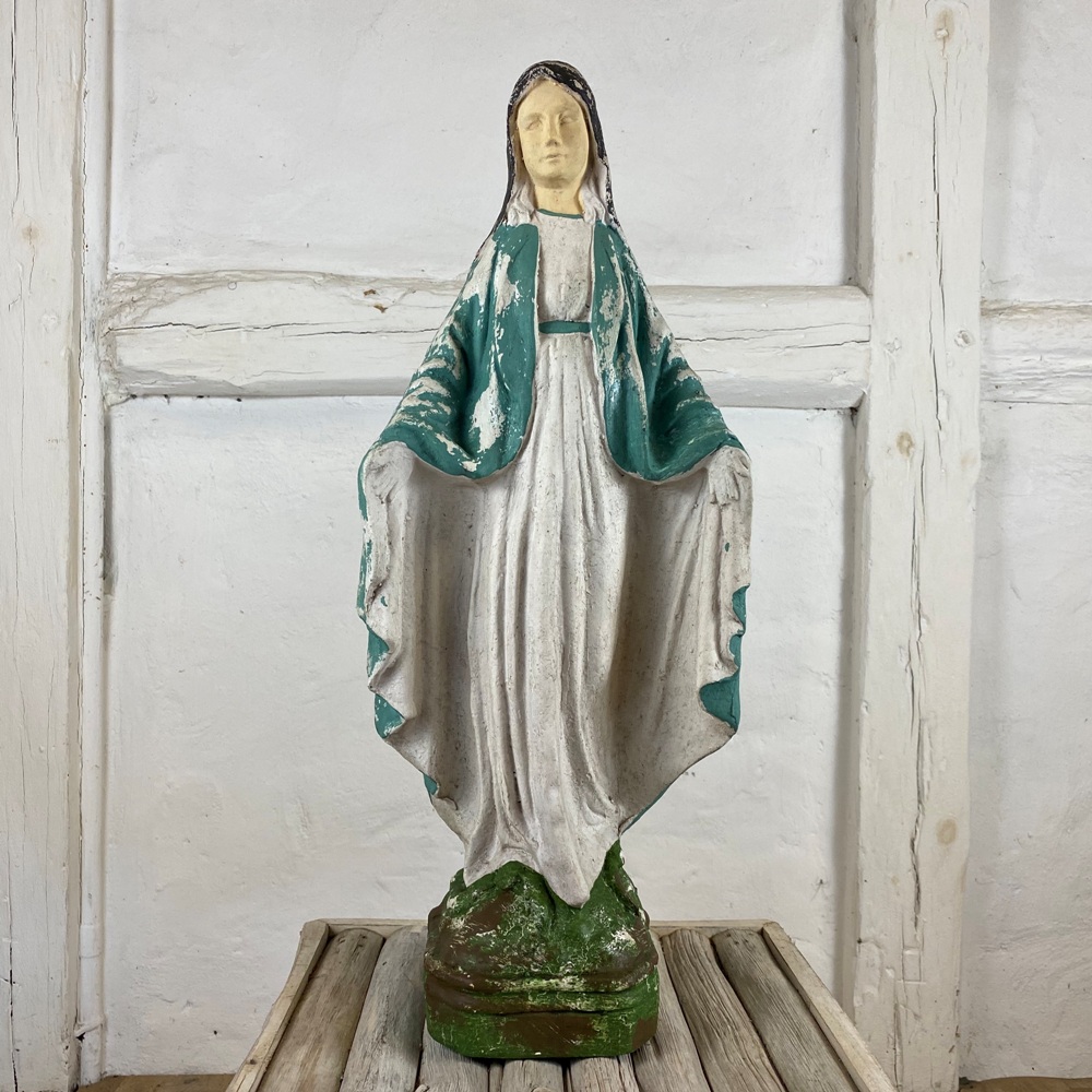 Madonna Mariuta Figur/ Skulptur/ Antikoptik