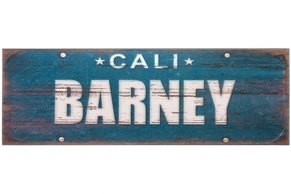 Holzschild Barney