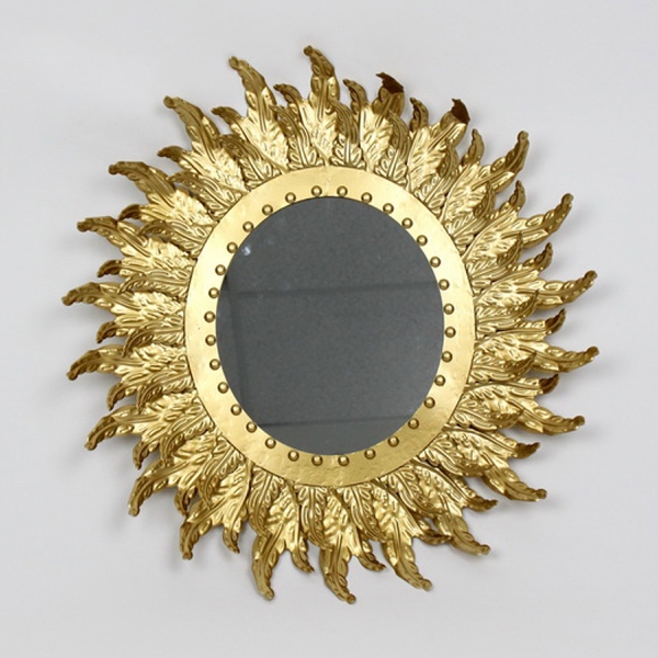 Wandspiegel SOLE antik-gold