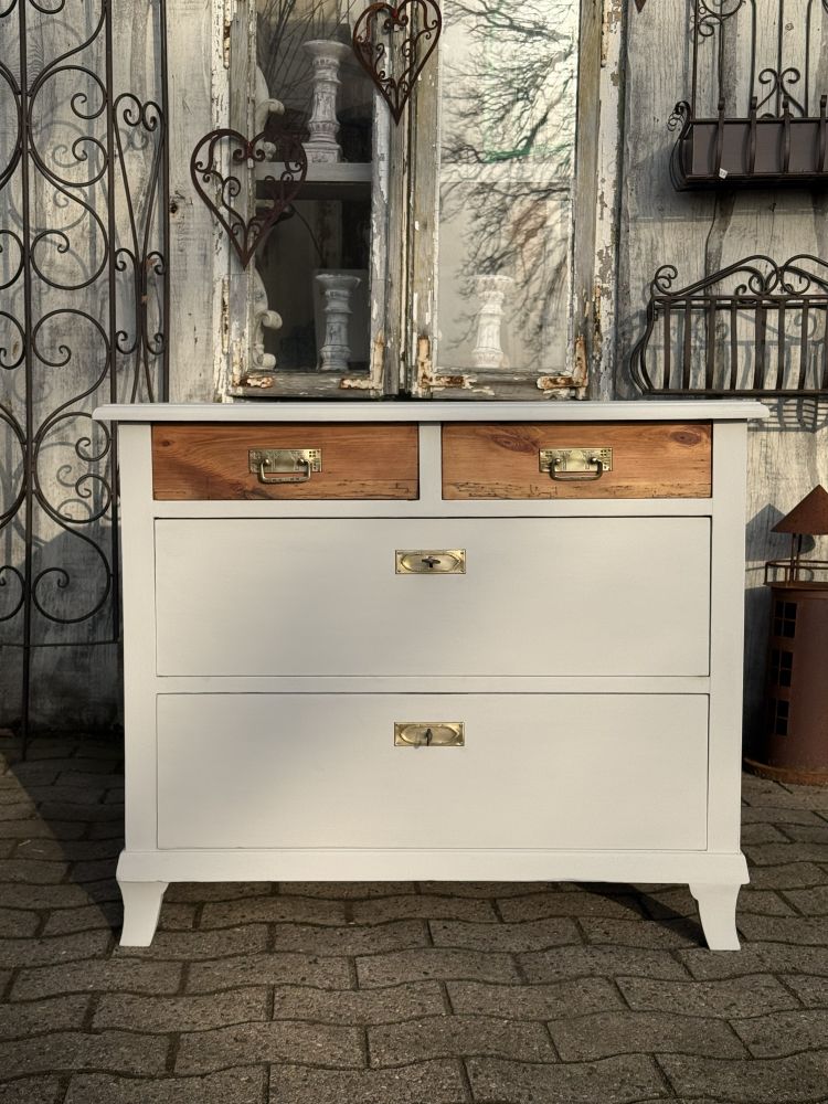 Antike Weichholz Kommode um 1920 / 1930