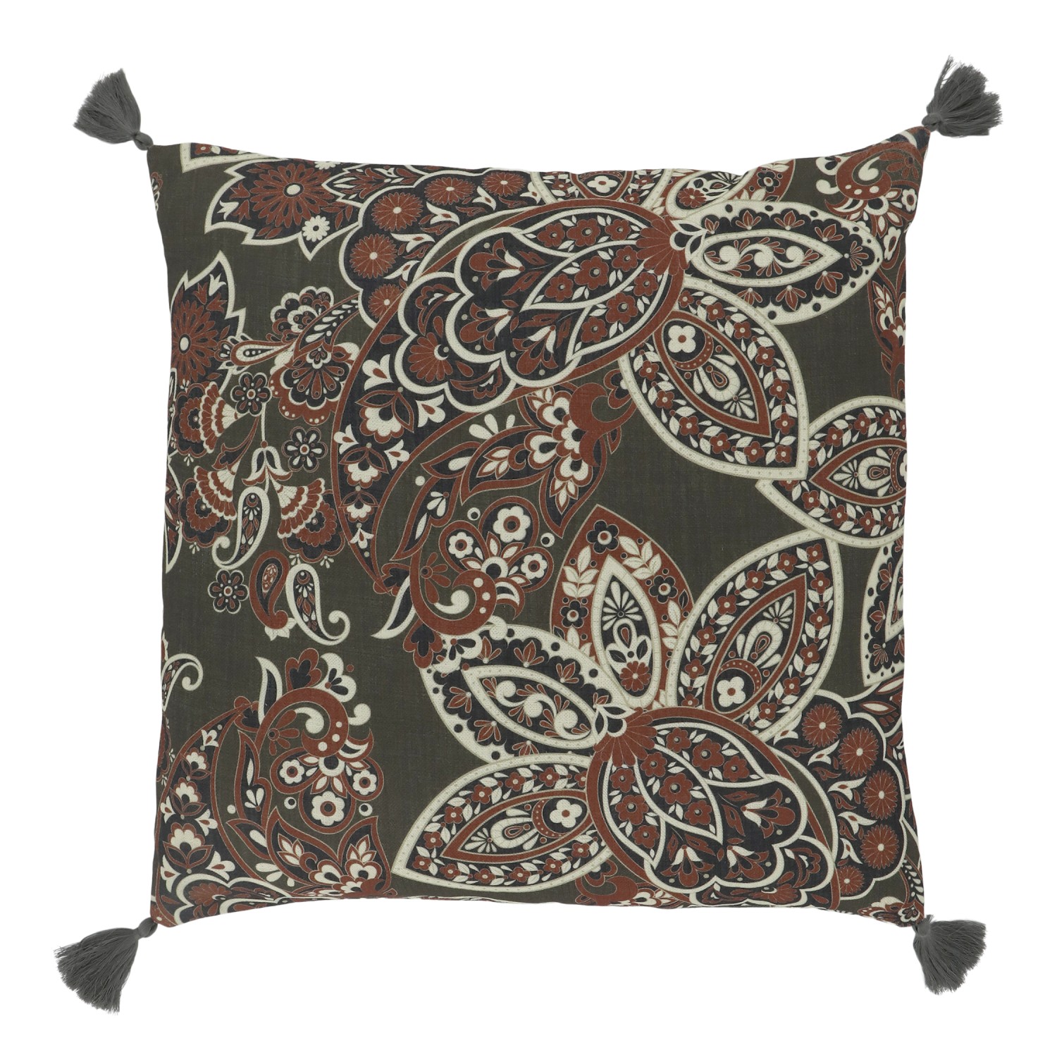  Kissenbezug AIX mit Quasten und mit Paisley Motiv / Chic Antique