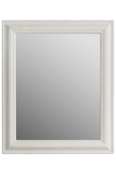 Spiegel Asil I, weiß - 52x62 cm