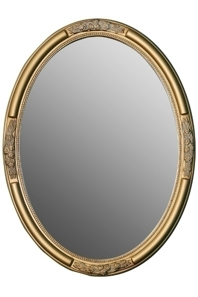 Ovaler Spiegel Beyzawi II, gold