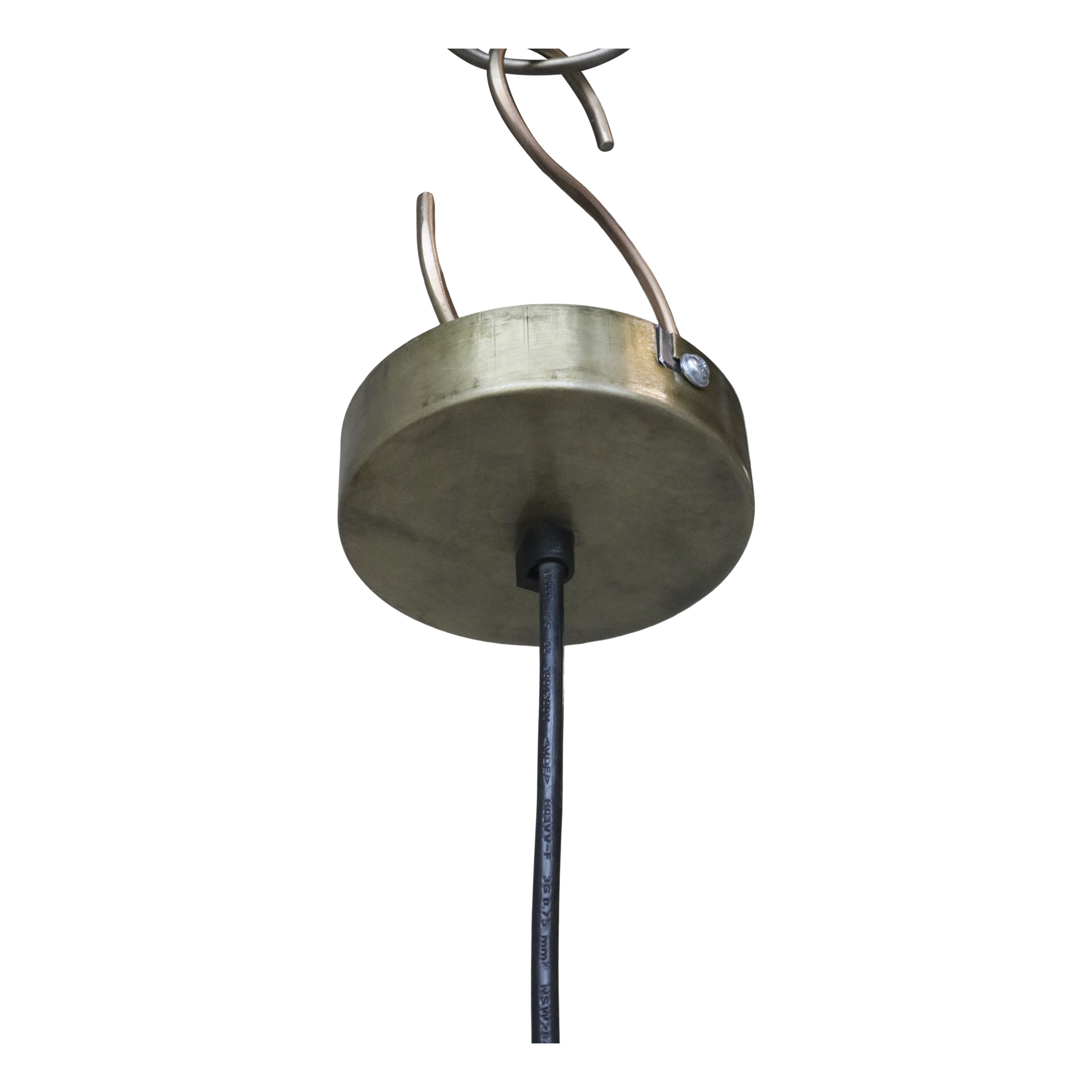 Lampe aus Rattangeflecht Chic Antique / 40cm Durchmesser