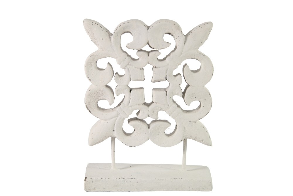 Ornament "GILEAN" weis/s
