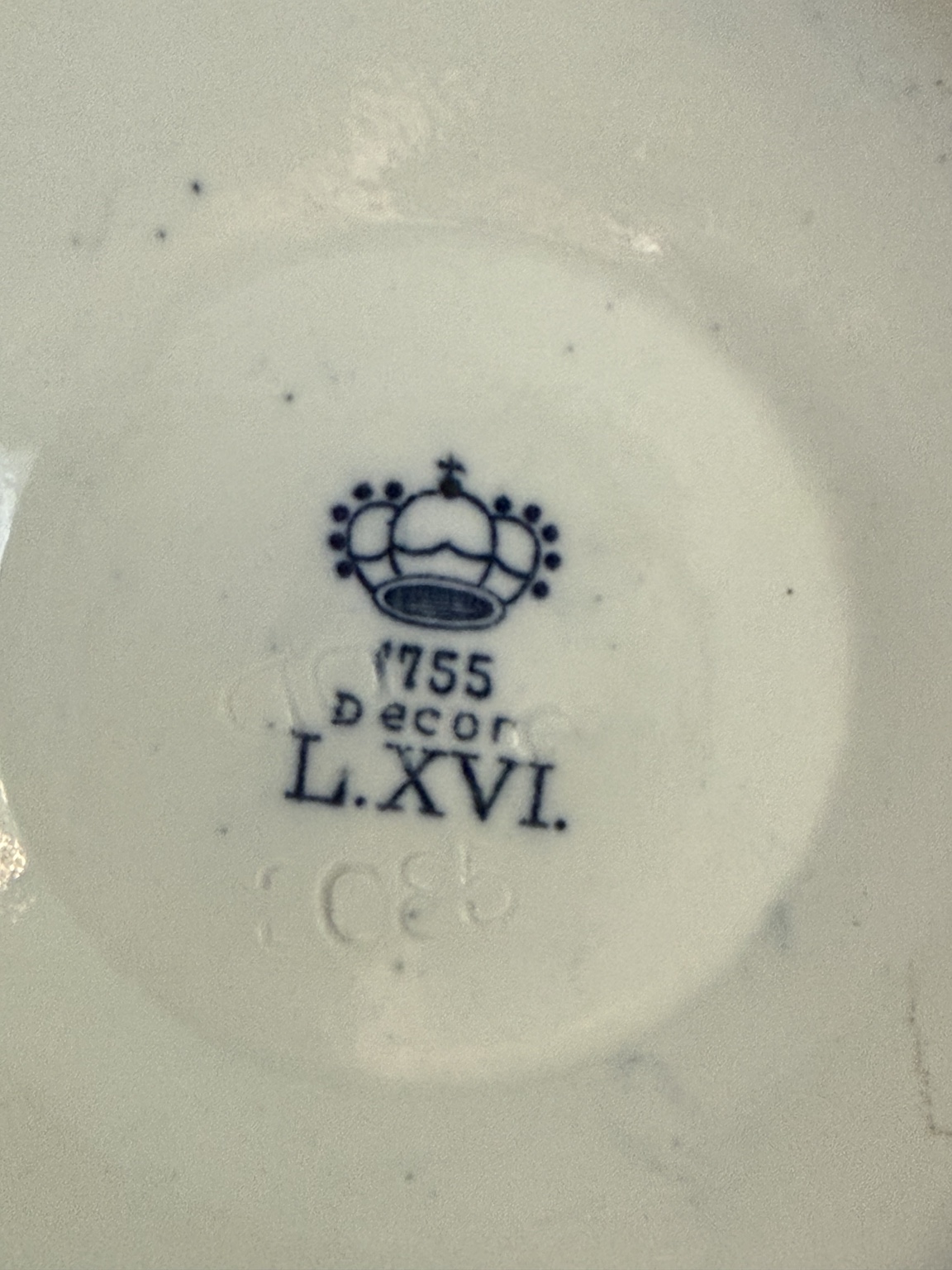 Antike Porzellanvase von Franz Anton Mehlem Bonn – Decor L.XVI. | WUNDERBAAReS.de