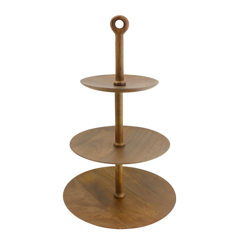 Holz-Etagere Odea – 3-stufige Etagere aus Holz | WUNDERBAAReS.de