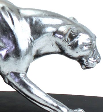 Panther-Tischleuchte Baghiro silber