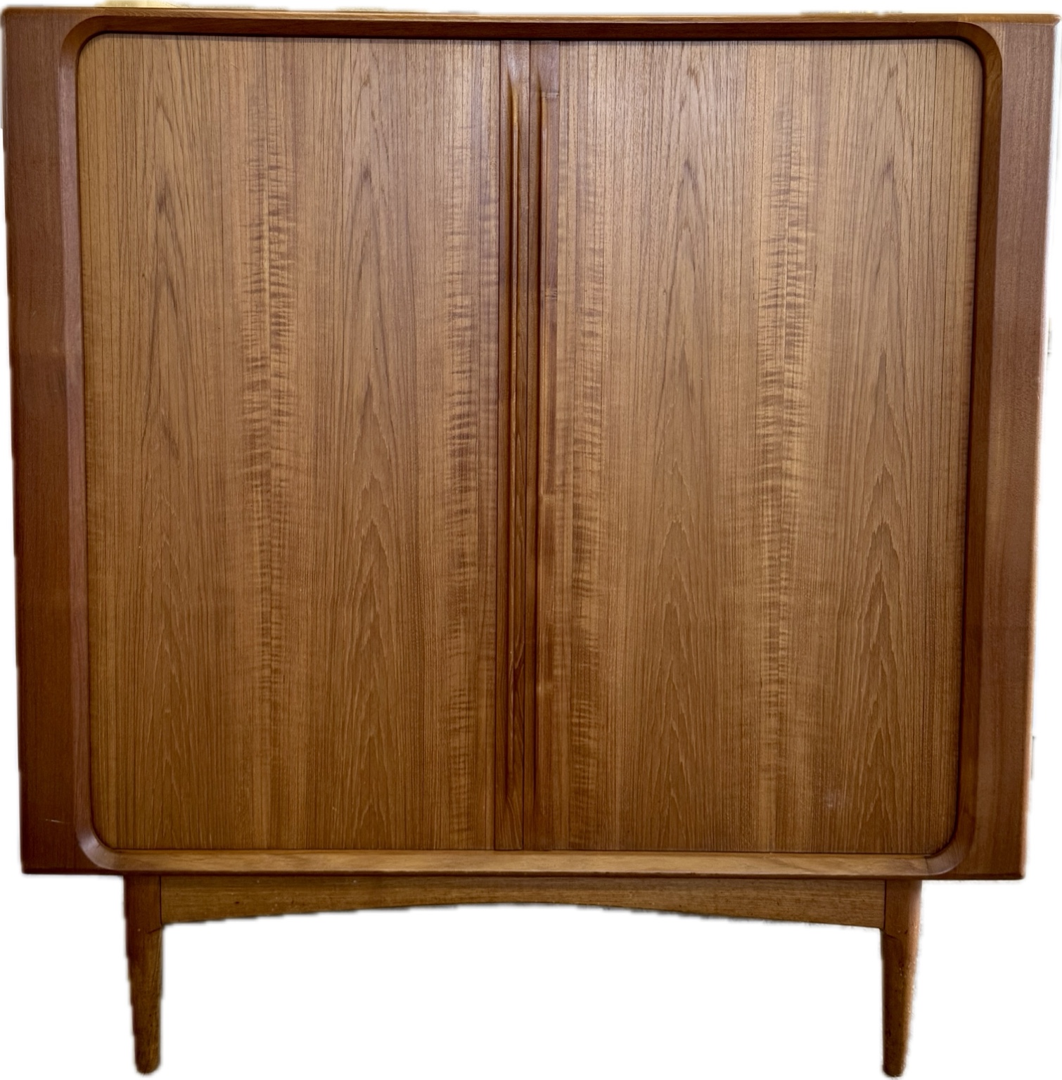 Dänisches Mid-Century Highboard aus Teakholz von Bernhard Pedersen & Søn – 1960er Jahre