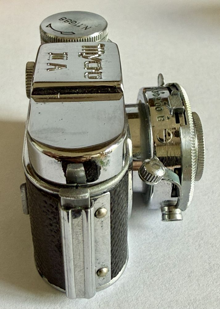Miniaturkamera „MYCRO 111A“ mit Originalverpackung, Anleitung & Ledertasche