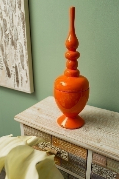 Vase Blanca, orange