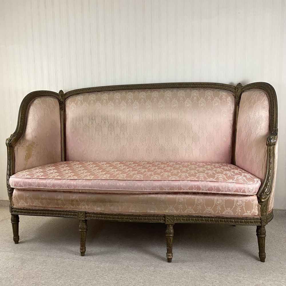 antikes Sofa Louis XVI  Stil um 1890