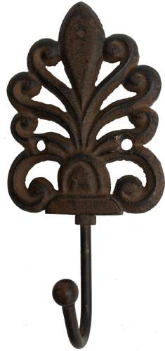 Wandhaken FLORE NO.1 / Haken aus Metall / Gusseisen