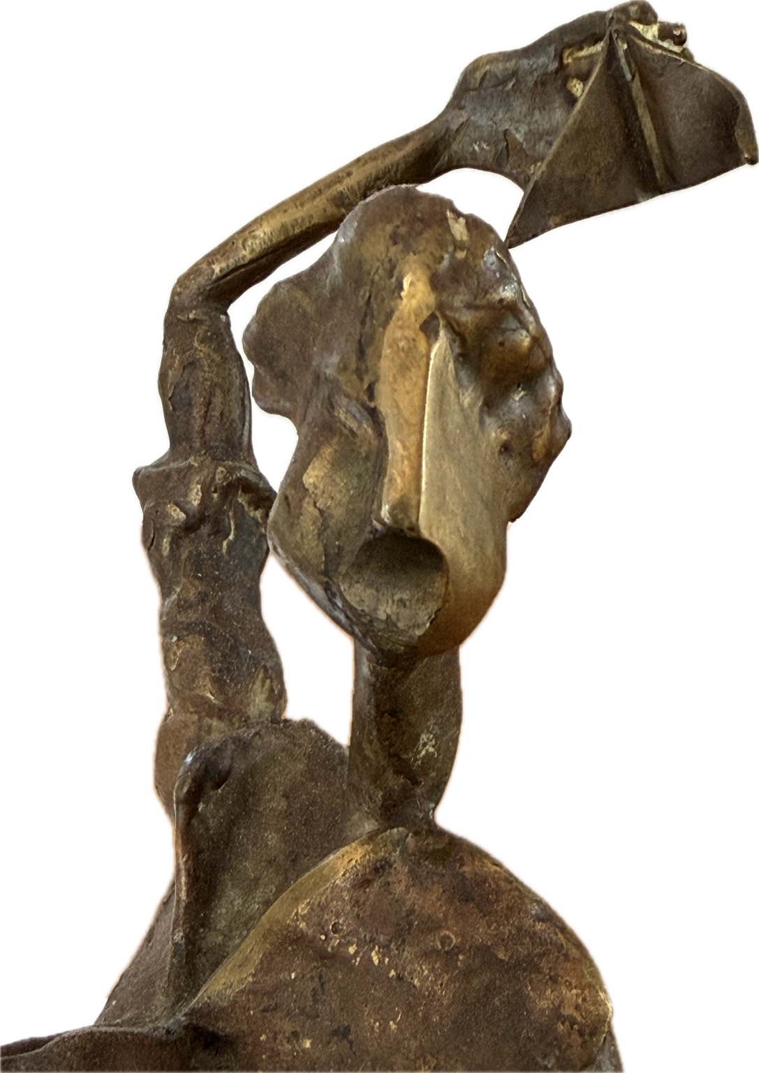 Wolfgang Ramach Bronze Skulptur – Signiertes Unikat auf Granitsockel | Moderne österreichische Kunst