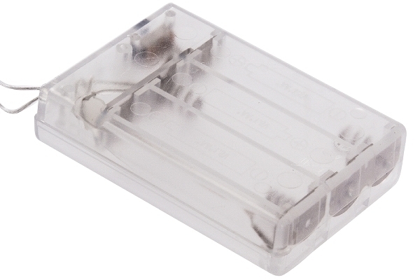 Lichterkette Eiskristall silber 10 LED, (6,5cm), L: 200 cm