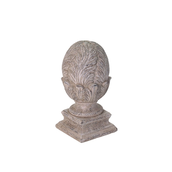 Zapfen Keramik Dekoobjekt Skulptur /Höhe 28 cm