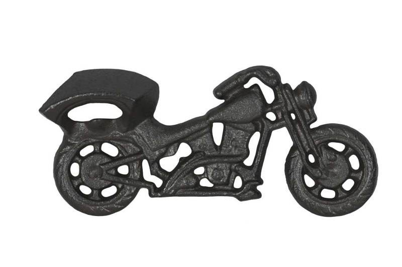 „Road King“ – Flaschenöffner Motorrad aus Gusseisen