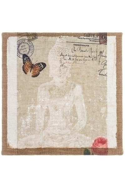 Leinwandbild Buddha Buddha White
