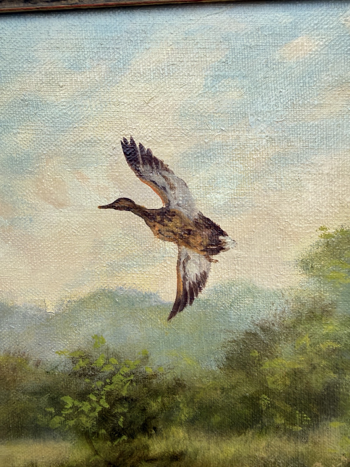 Georg Majewicz (1897–1965) – Ölgemälde „Enten am See“ – signiert