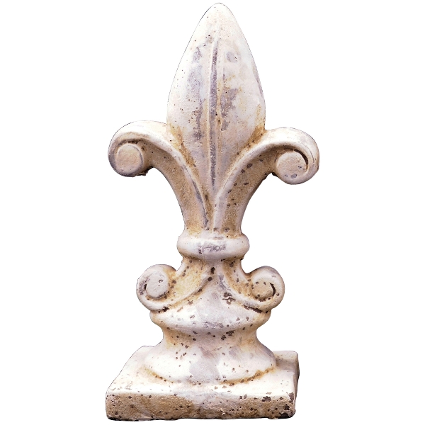 Lilie Valo, creme/weiß, Zement, 13,5x8,5x27,5 cm