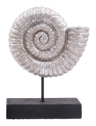 Ammonit /Schnecke auf Stab