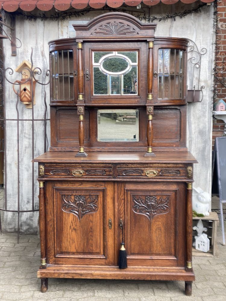 Büffetschrank aus Eiche / antik / Frankreich